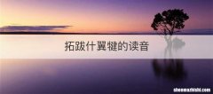 拓跋什翼犍的读音