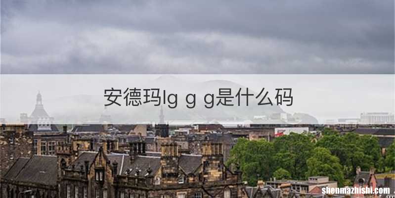 安德玛lg g g是什么码