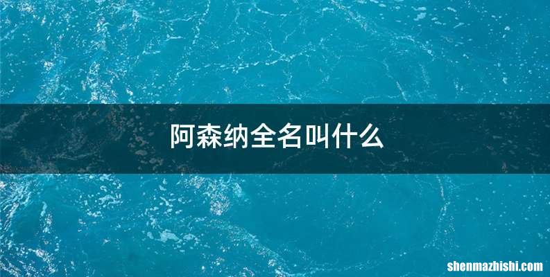 阿森纳全名叫什么