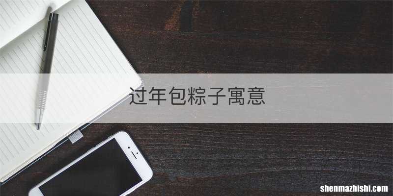 过年包粽子寓意