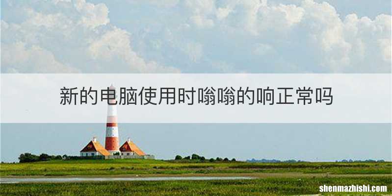 新的电脑使用时嗡嗡的响正常吗