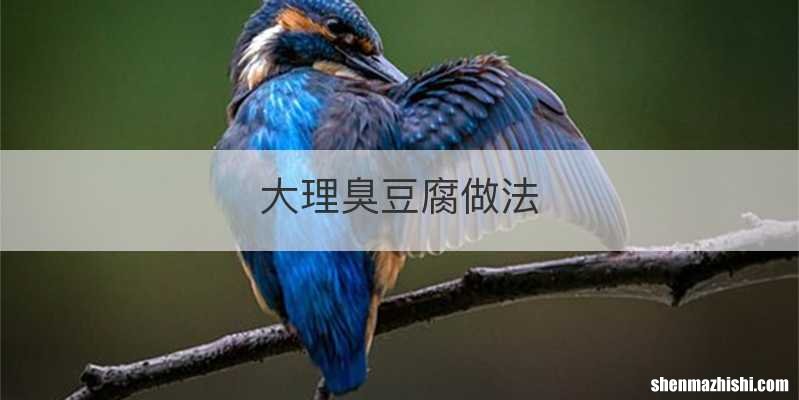 大理臭豆腐做法