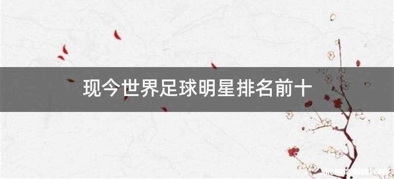 现今世界足球明星排名前十