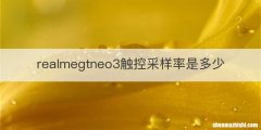 realmegtneo3触控采样率是多少