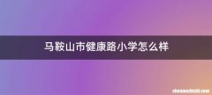 马鞍山市健康路小学怎么样