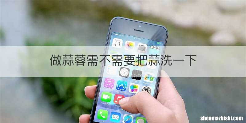 做蒜蓉需不需要把蒜洗一下