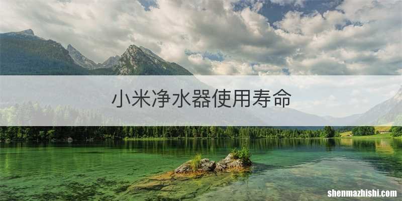 小米净水器使用寿命
