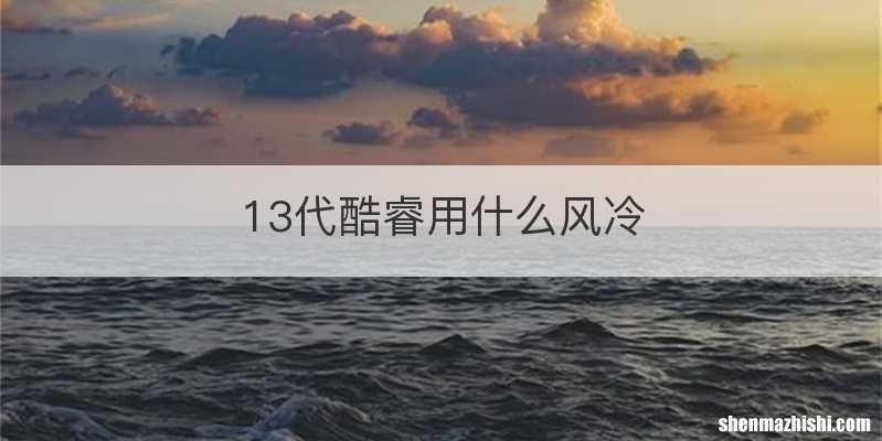 13代酷睿用什么风冷