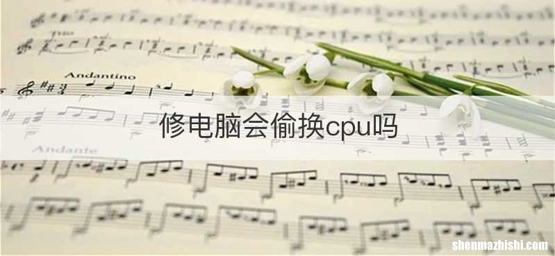 修电脑会偷换cpu吗