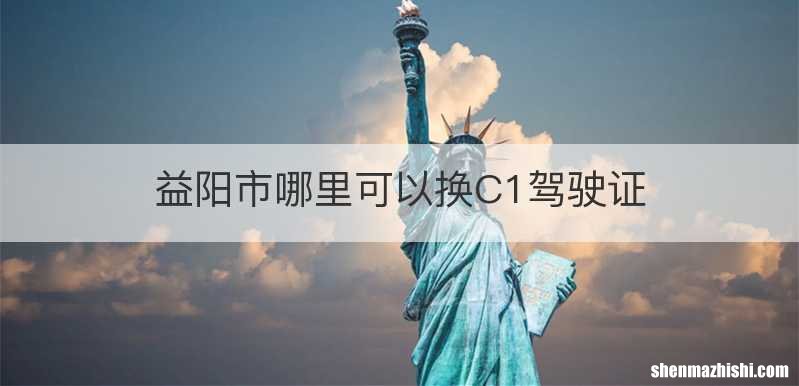 益阳市哪里可以换C1驾驶证