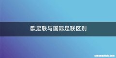 欧足联与国际足联区别