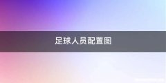 足球人员配置图