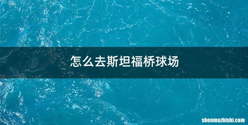 怎么去斯坦福桥球场