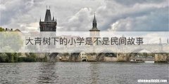 大青树下的小学是不是民间故事