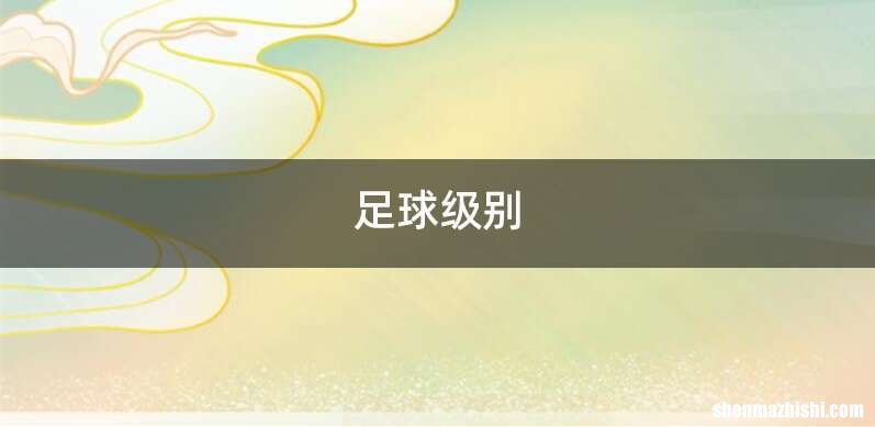 足球级别