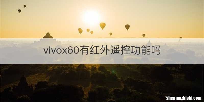 vivox60有红外遥控功能吗