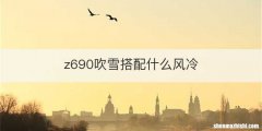 z690吹雪搭配什么风冷