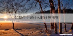 如懿传令妃什么时候被揭穿