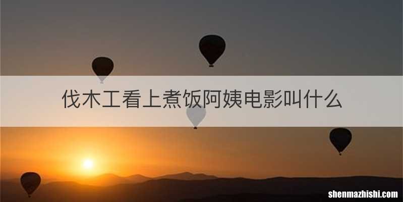 伐木工看上煮饭阿姨电影叫什么