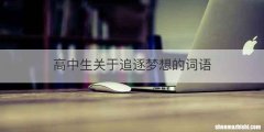 高中生关于追逐梦想的词语