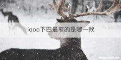 iqoo下巴最窄的是哪一款