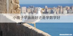 小孩子学画画好还是学数学好
