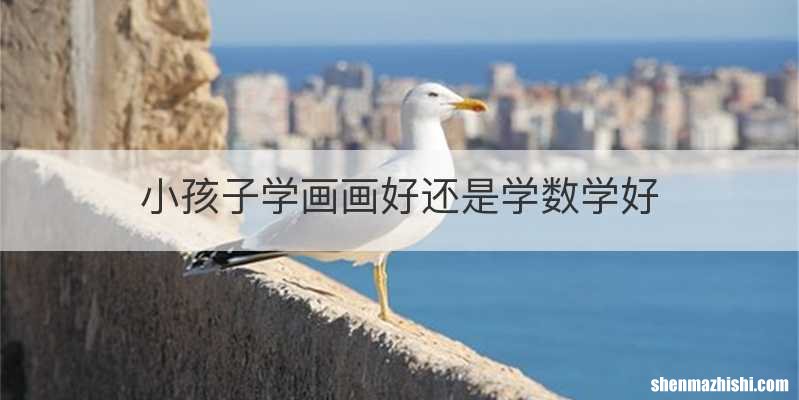 小孩子学画画好还是学数学好
