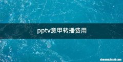 pptv意甲转播费用