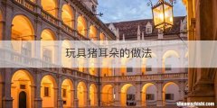 玩具猪耳朵的做法