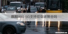 麒麟990 5G支持双载波聚合吗