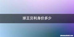 球王贝利身价多少