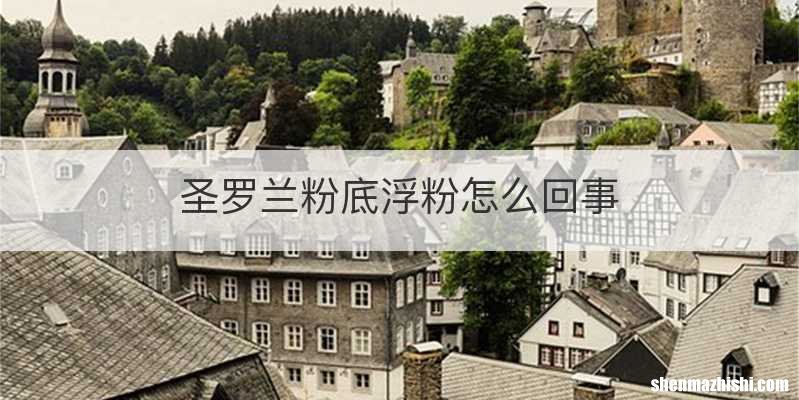 圣罗兰粉底浮粉怎么回事