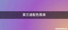 莫兰迪配色图表
