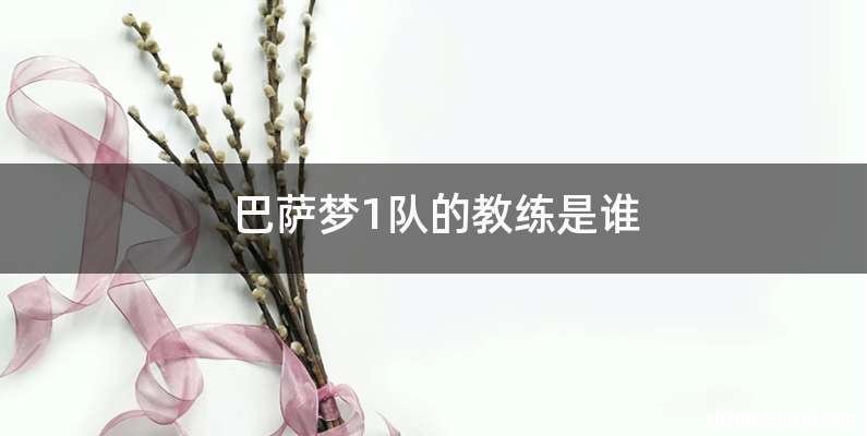 巴萨梦1队的教练是谁