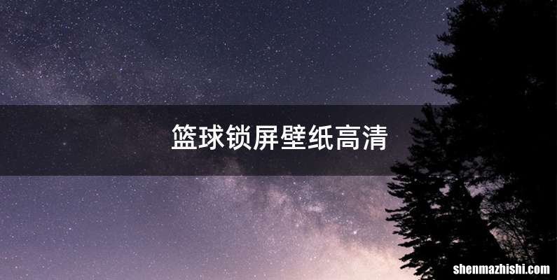 篮球锁屏壁纸高清