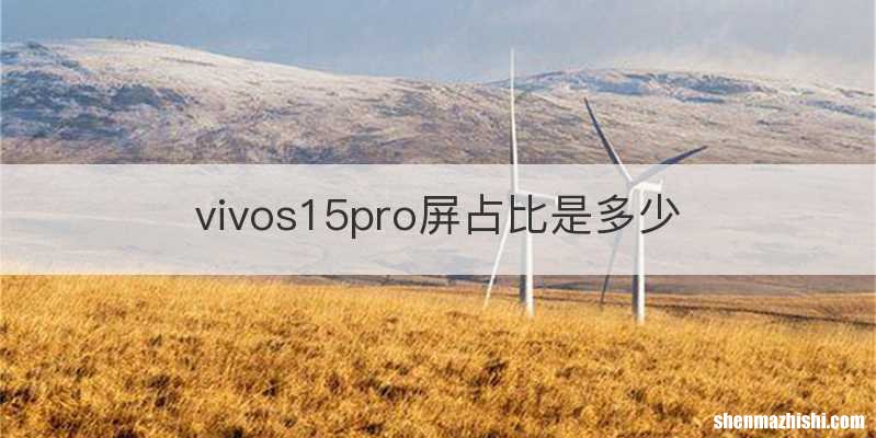 vivos15pro屏占比是多少