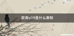 欧青u19是什么赛制