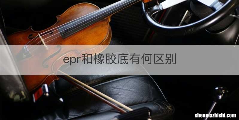 epr和橡胶底有何区别