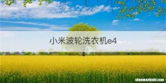 小米波轮洗衣机e4