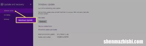 如何在Windows 8.1中下载更新教程