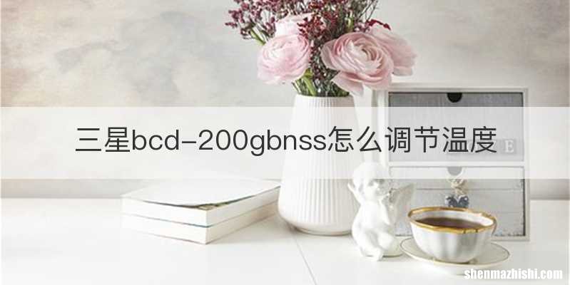 三星bcd-200gbnss怎么调节温度
