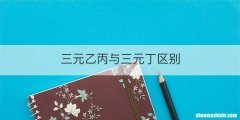 三元乙丙与三元丁区别
