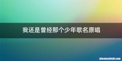 我还是曾经那个少年歌名原唱