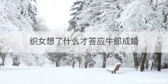 织女想了什么才答应牛郎成婚