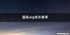 曼联aig球衣赛季