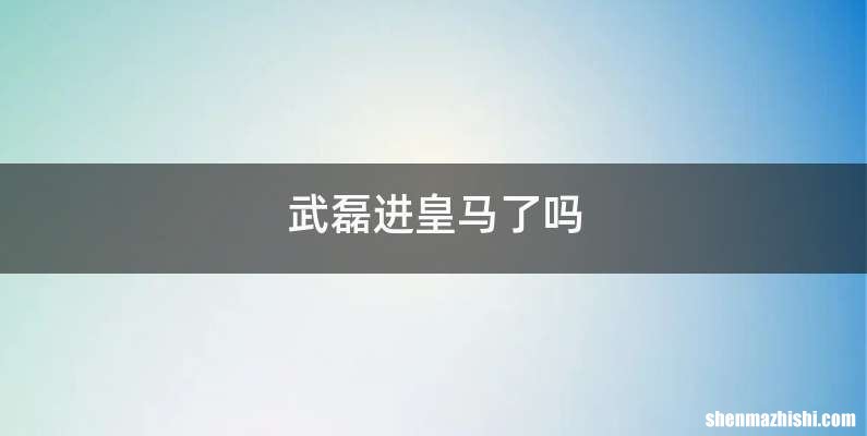 武磊进皇马了吗