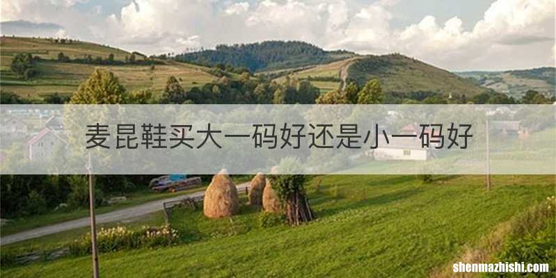 麦昆鞋买大一码好还是小一码好