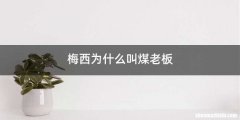 梅西为什么叫煤老板
