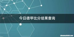 今日德甲比分结果查询