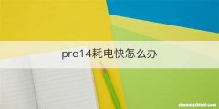 pro14耗电快怎么办